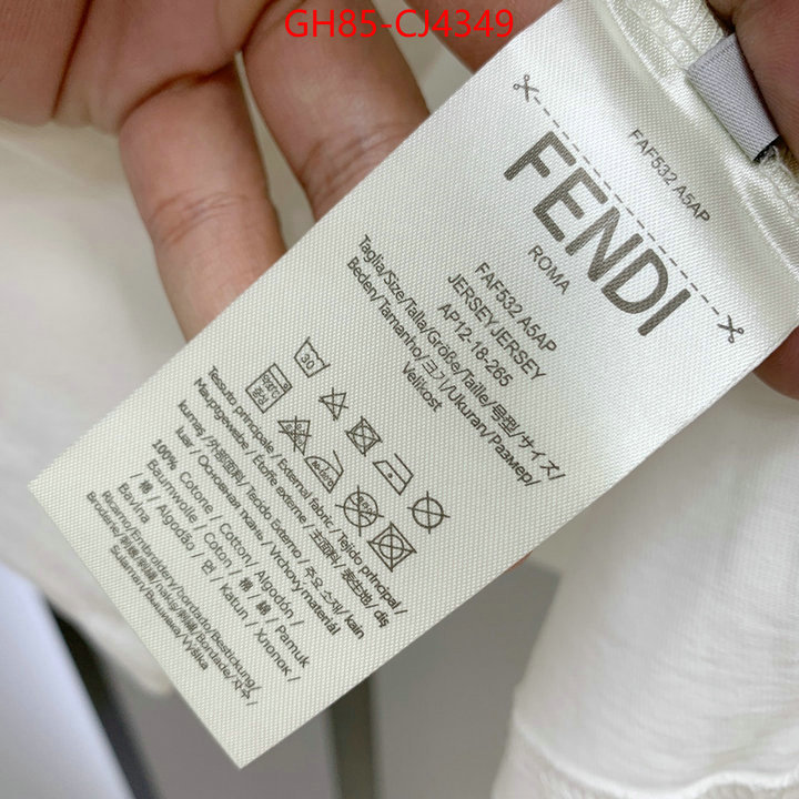 Clothing-Fendi how to start selling replica ID: CJ4349 $: 85USD