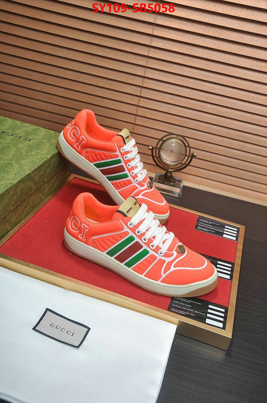 Men Shoes-Gucci how can i find replica ID: SB5058 $: 109USD