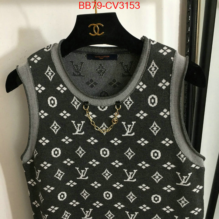 Clothing-LV designer 1:1 replica ID: CV3153 $: 79USD
