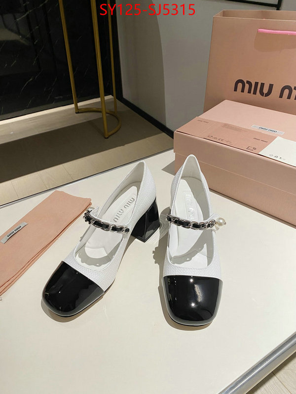 Women Shoes-Miu Miu luxury fake ID: SJ5315 $: 125USD