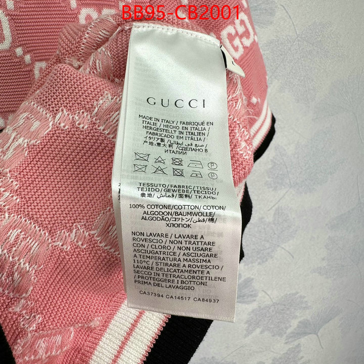Clothing-Gucci buy top high quality replica ID: CB2001 $: 95USD