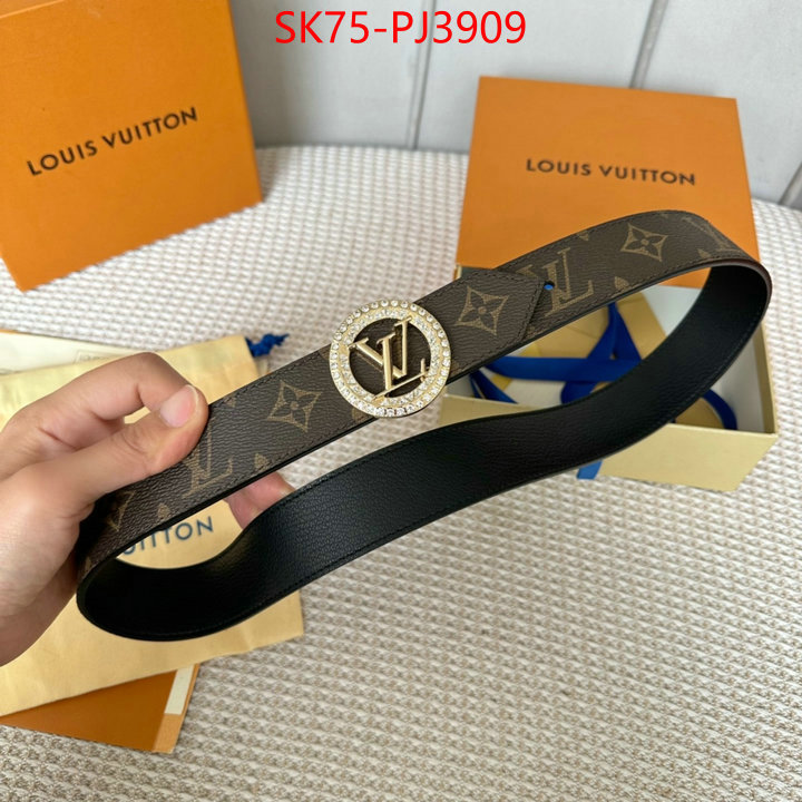 Belts-LV designer wholesale replica ID: PJ3909 $: 75USD
