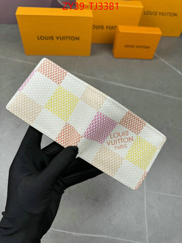 LV Bags(4A)-Wallet how to buy replica shop ID: TJ3381 $: 39USD,