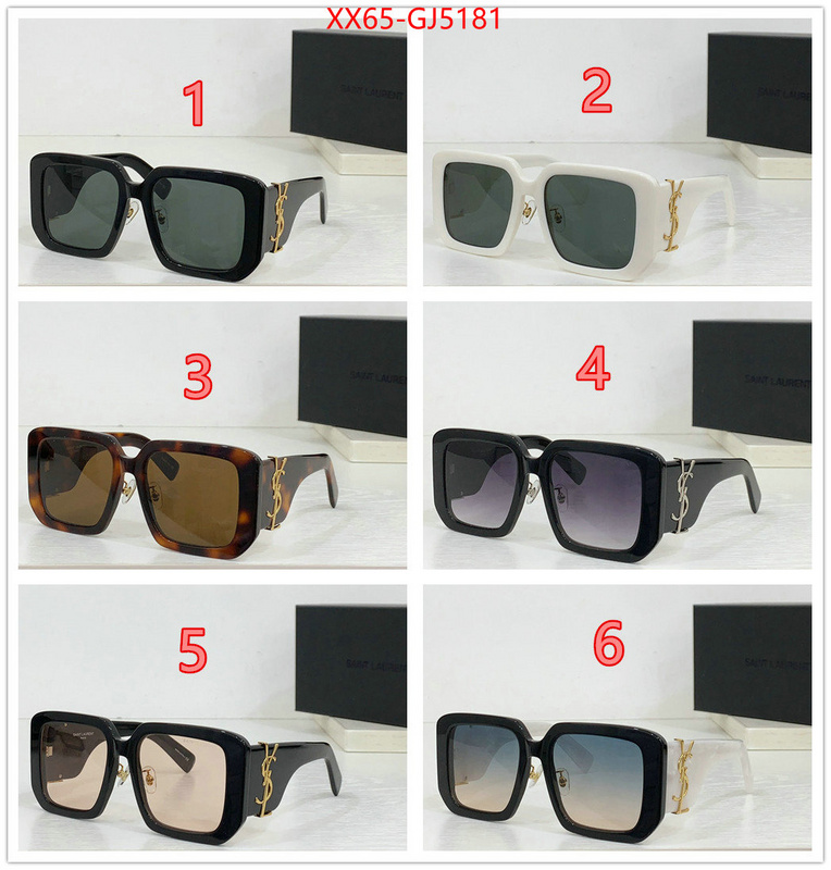 Glasses-YSL shop designer ID: GJ5181 $: 65USD