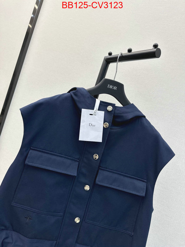 Clothing-Dior high quality ID: CV3123 $: 125USD