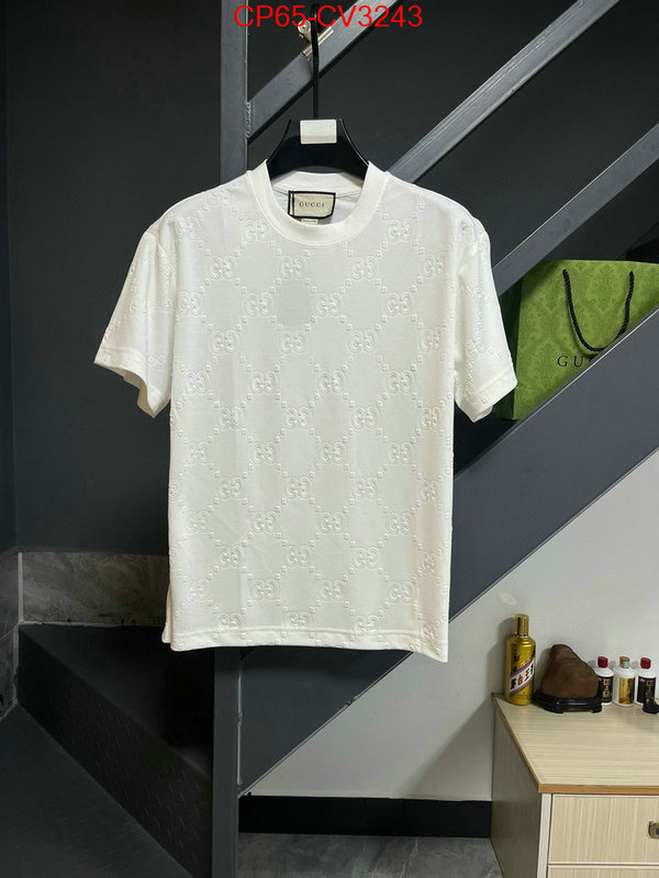 Clothing-Gucci replica wholesale ID: CV3243 $: 65USD