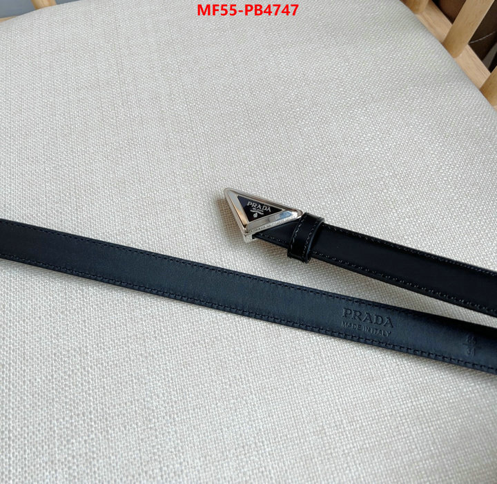 Belts-Prada 7 star quality designer replica ID: PB4747 $: 55USD