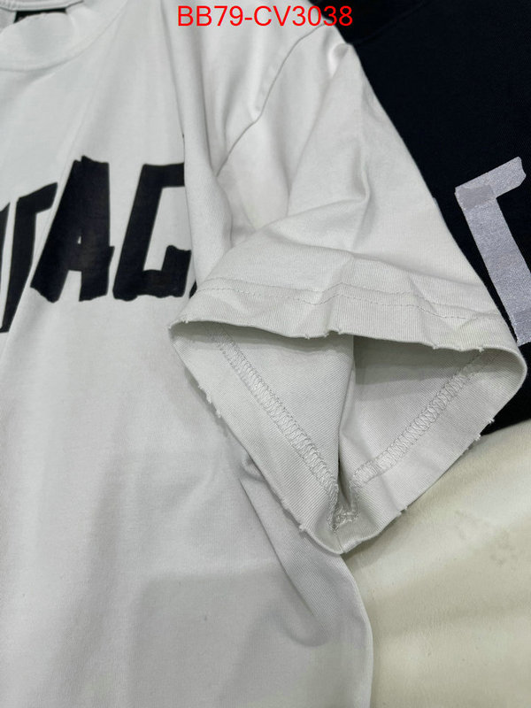 Clothing-Balenciaga top designer replica ID: CV3038 $: 79USD