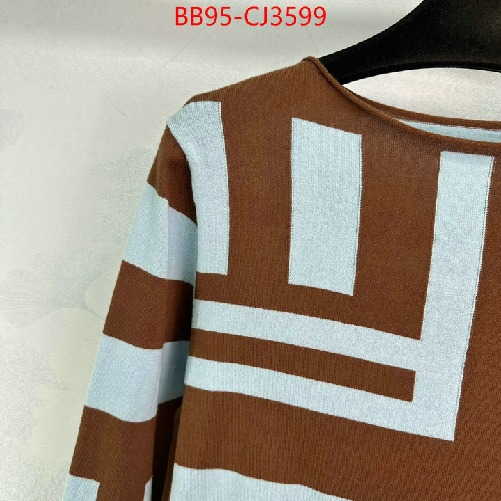 Clothing-Fendi best quality designer ID: CJ3599 $: 95USD