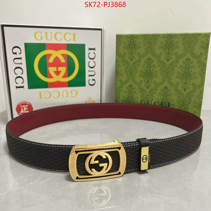 Belts-Gucci replica 1:1 high quality ID: PJ3868 $: 72USD