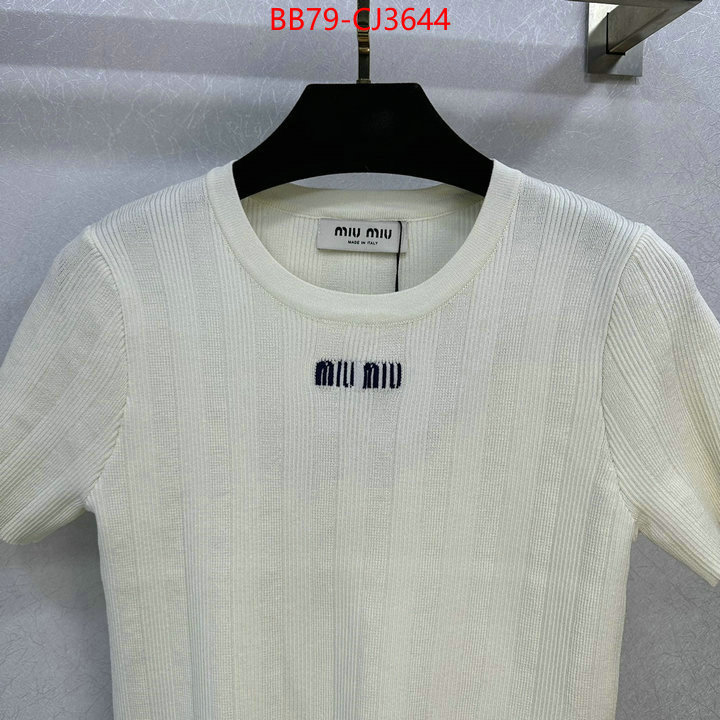 Clothing-MIU MIU buy 1:1 ID: CJ3644 $: 79USD