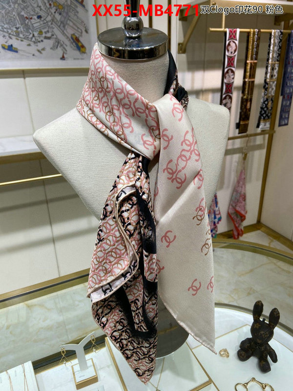Scarf-Chanel cheap wholesale ID: MB4771 $: 55USD