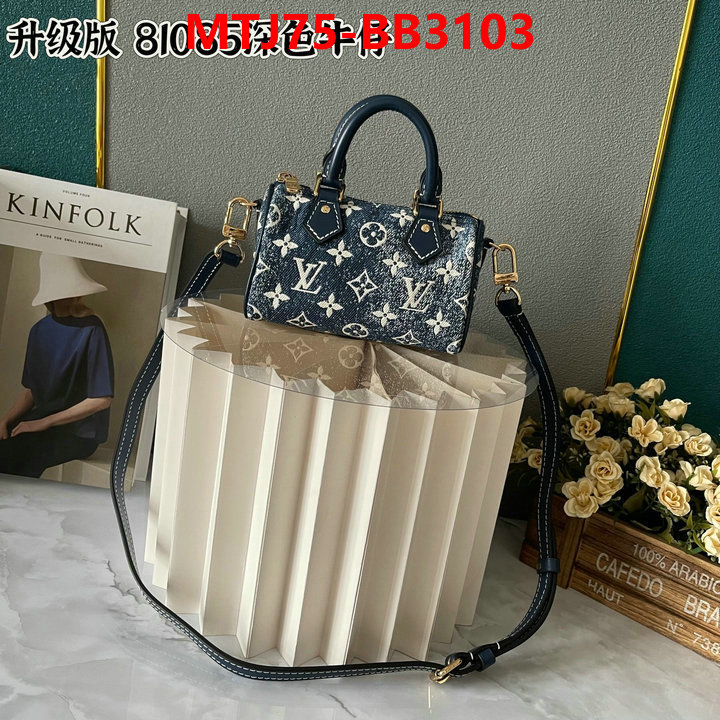 LV Bags(4A)-Speedy- aaaaa replica ID: BB3103 $: 75USD,