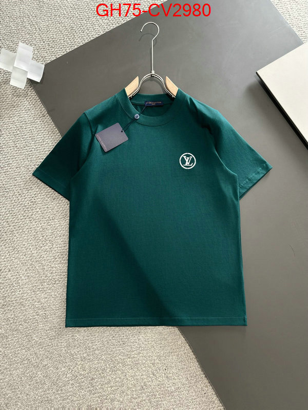 Clothing-LV shop cheap high quality 1:1 replica ID: CV2980 $: 75USD