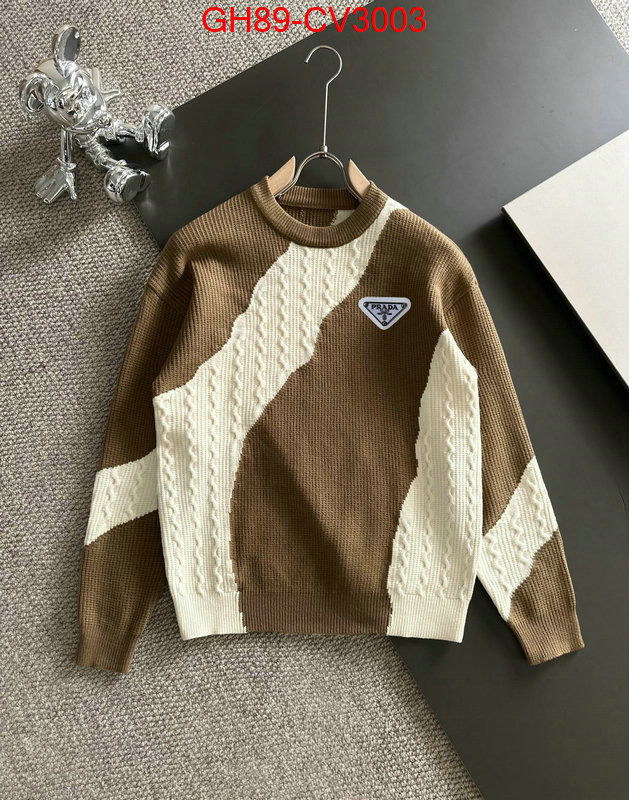 Clothing-Prada how quality ID: CV3003 $: 89USD