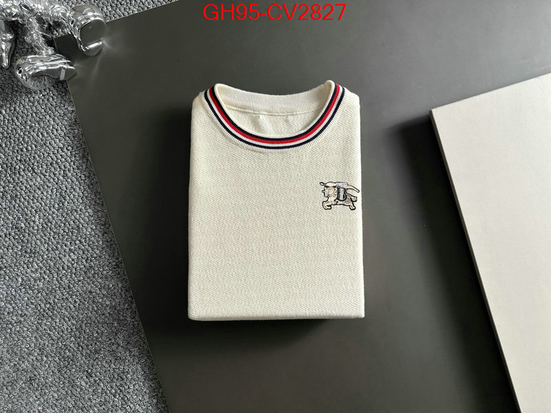 Clothing-Burberry designer fake ID: CV2827 $: 95USD