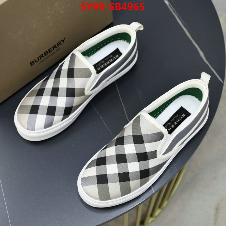 Women Shoes-Burberry customize best quality replica ID: SB4965 $: 99USD