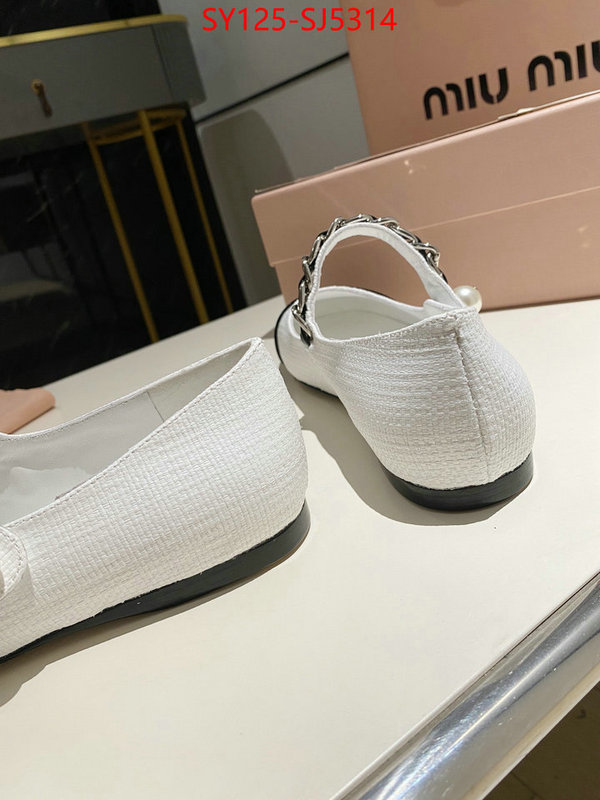 Women Shoes-Miu Miu unsurpassed quality ID: SJ5314 $: 125USD