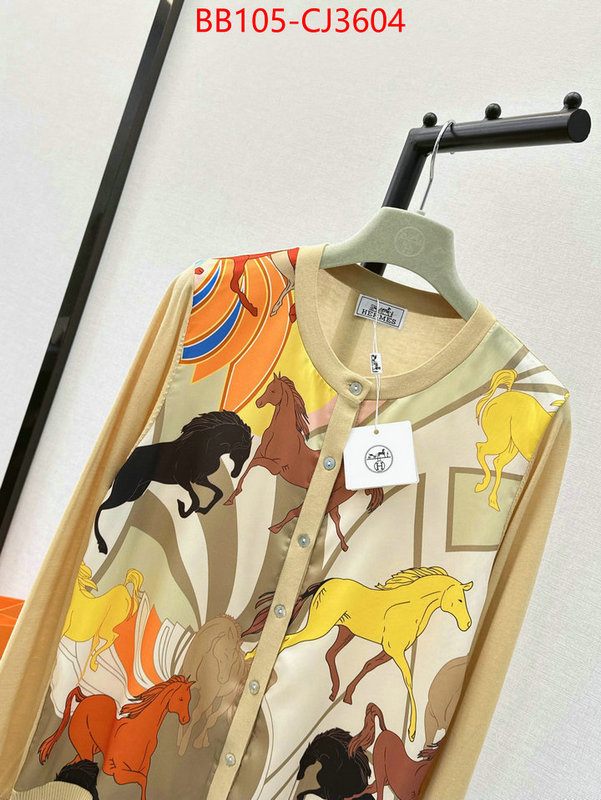 Clothing-Hermes replica 2024 perfect luxury ID: CJ3604 $: 105USD