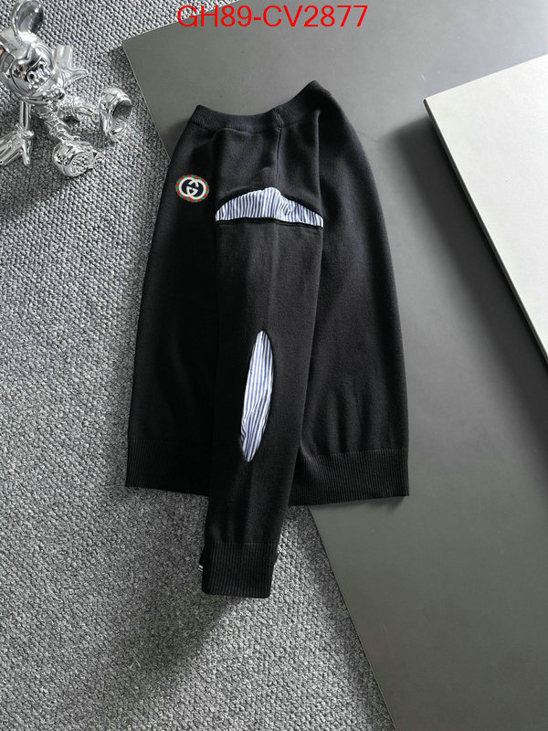 Clothing-Gucci buy luxury 2024 ID: CV2877 $: 89USD