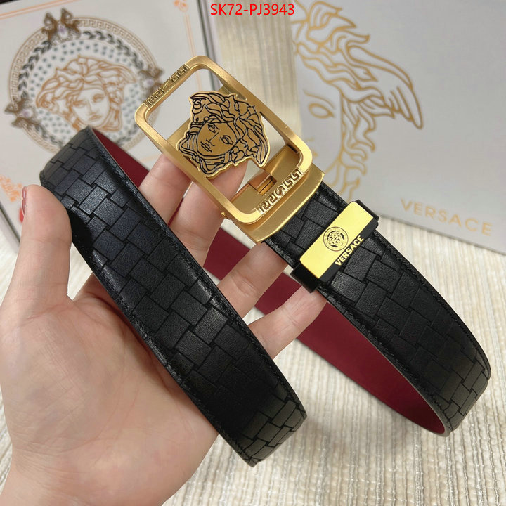 Belts-Versace top perfect fake ID: PJ3943 $: 72USD