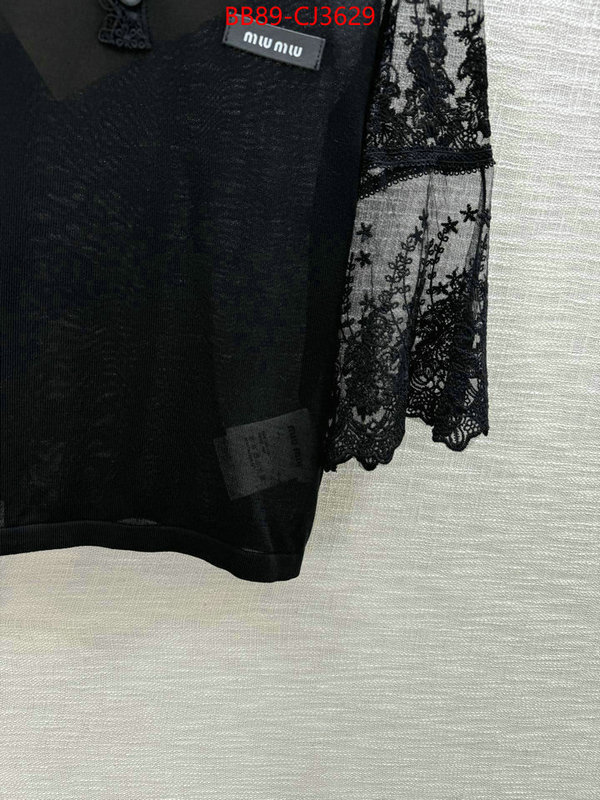Clothing-MIU MIU best wholesale replica ID: CJ3629 $: 89USD