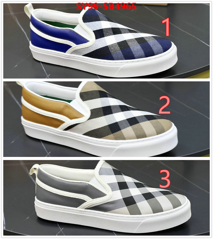 Women Shoes-Burberry customize best quality replica ID: SB4965 $: 99USD