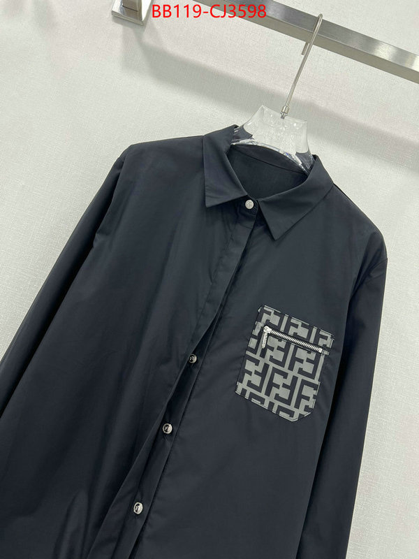 Clothing-Fendi only sell high-quality ID: CJ3598 $: 119USD