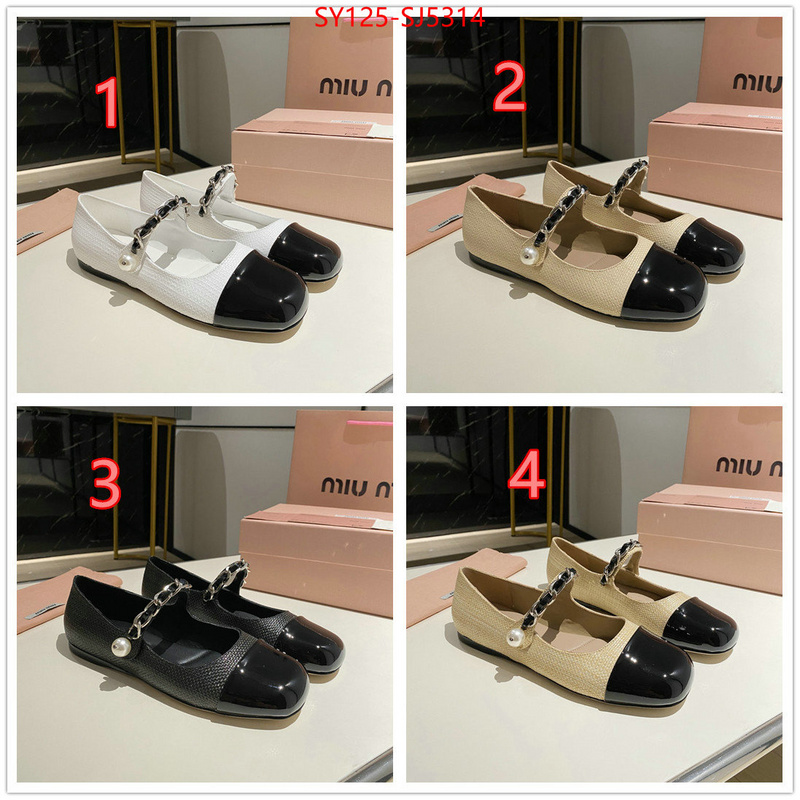 Women Shoes-Miu Miu unsurpassed quality ID: SJ5314 $: 125USD