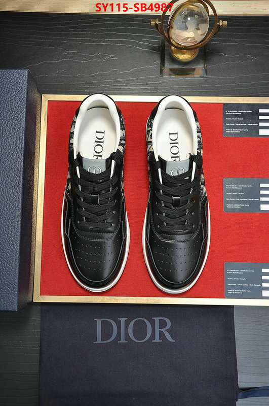 Men shoes-Dior designer fashion replica ID: SB4987 $: 115USD