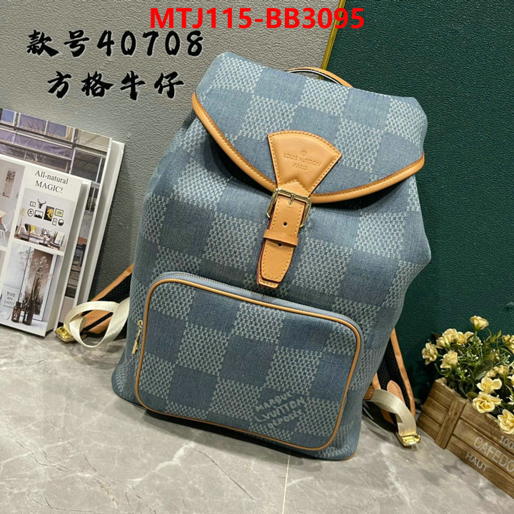 LV Bags(4A)-Backpack- flawless ID: BB3095 $: 115USD,