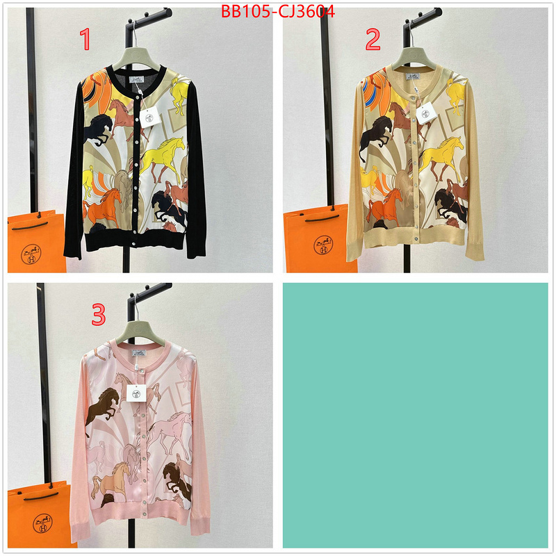 Clothing-Hermes replica 2024 perfect luxury ID: CJ3604 $: 105USD