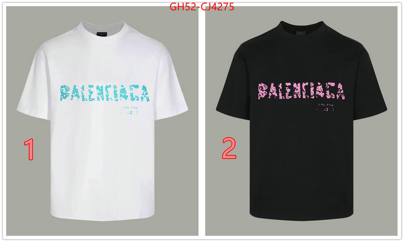 Clothing-Balenciaga 2024 aaaaa replica 1st copy ID: CJ4275 $: 52USD