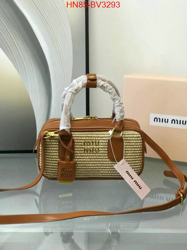 Miu Miu Bags(4A)-Handbag- replica every designer ID: BV3293 $: 85USD,