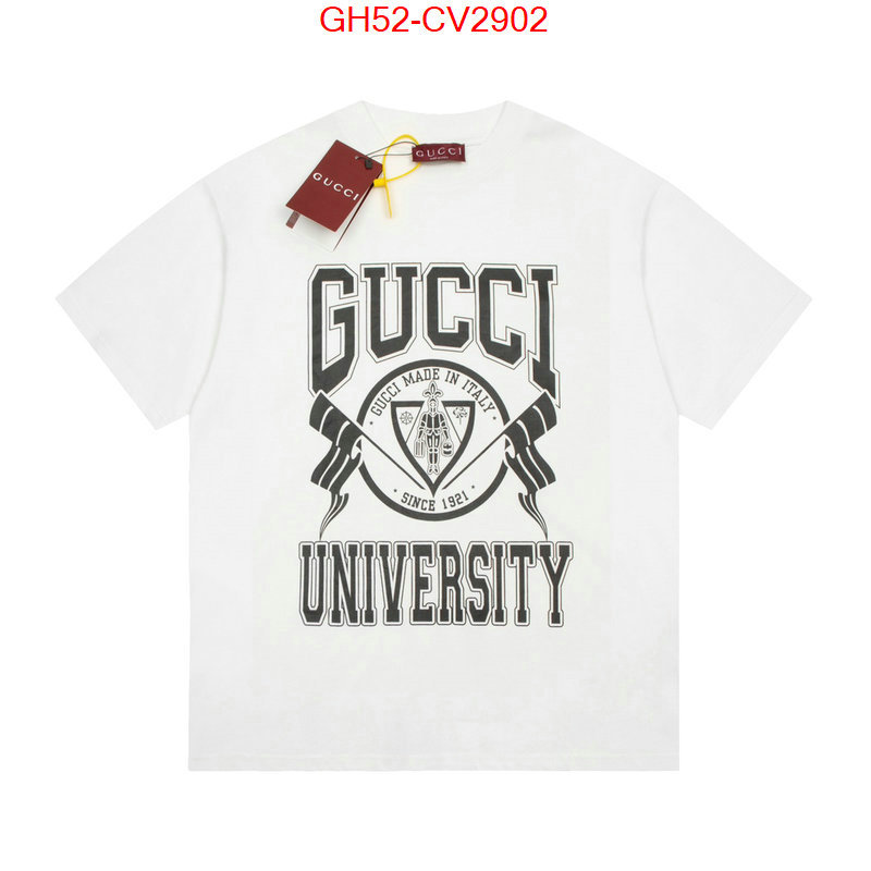 Clothing-Gucci luxury cheap ID: CV2902 $: 52USD