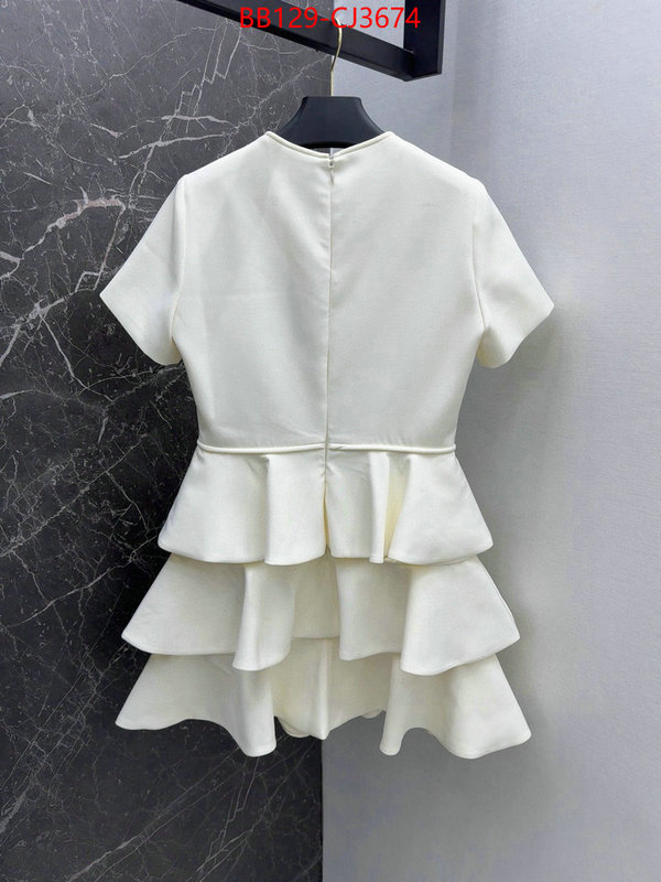 Clothing-Valentino top designer replica ID: CJ3674 $: 129USD
