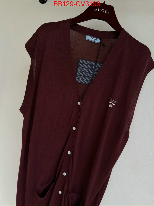 Clothing-Prada where to buy fakes ID: CV3199 $: 129USD
