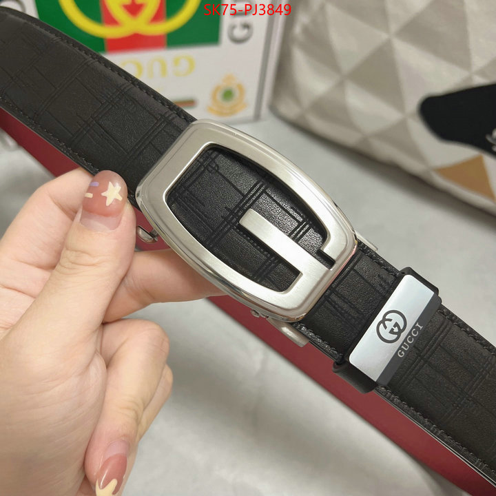 Belts-Gucci buy best high-quality ID: PJ3849 $: 75USD