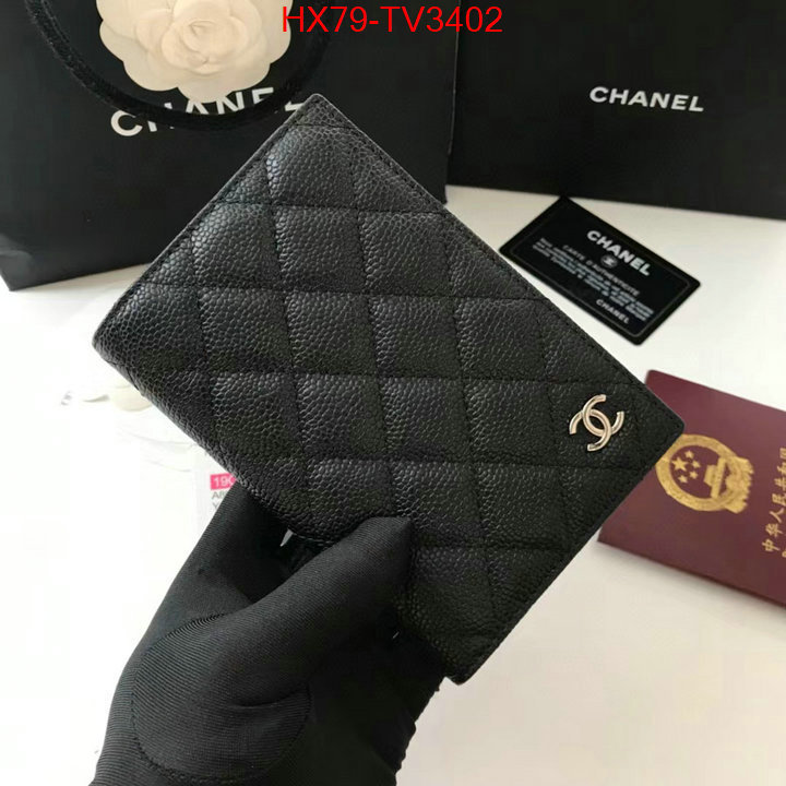 Chanel Bags(TOP)-Wallet- the highest quality fake ID: TV3402 $: 79USD,