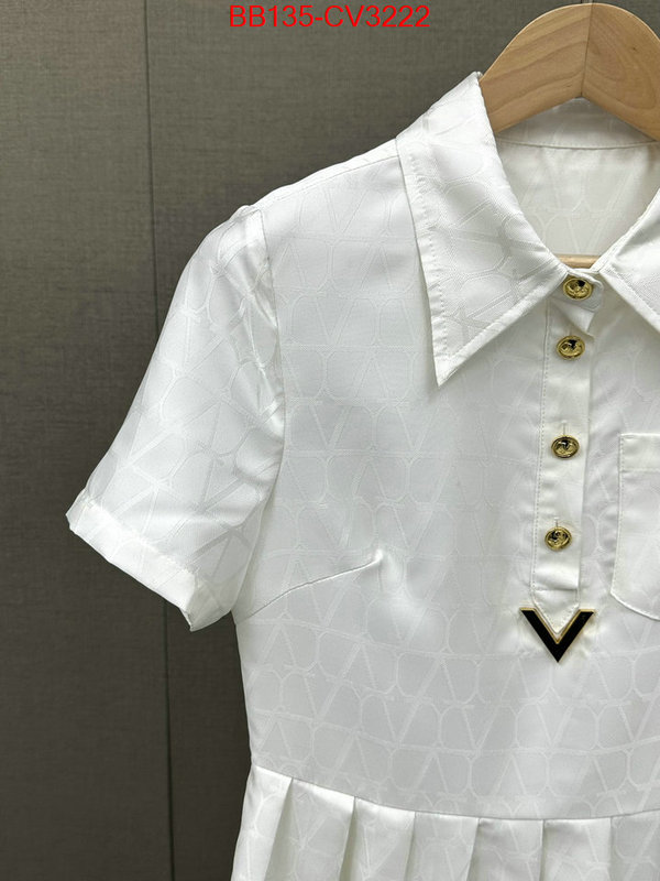 Clothing-Valentino how to buy replica shop ID: CV3222 $: 135USD