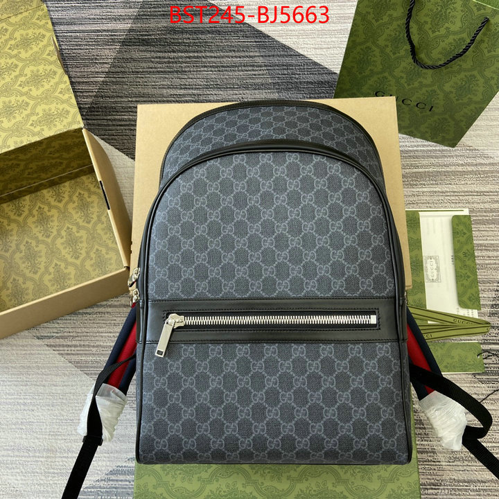 Gucci Bags(TOP)-Backpack- the best quality replica ID: BJ5663 $: 245USD,