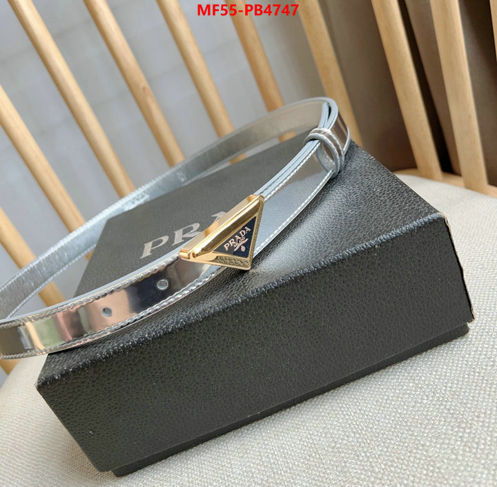 Belts-Prada 7 star quality designer replica ID: PB4747 $: 55USD