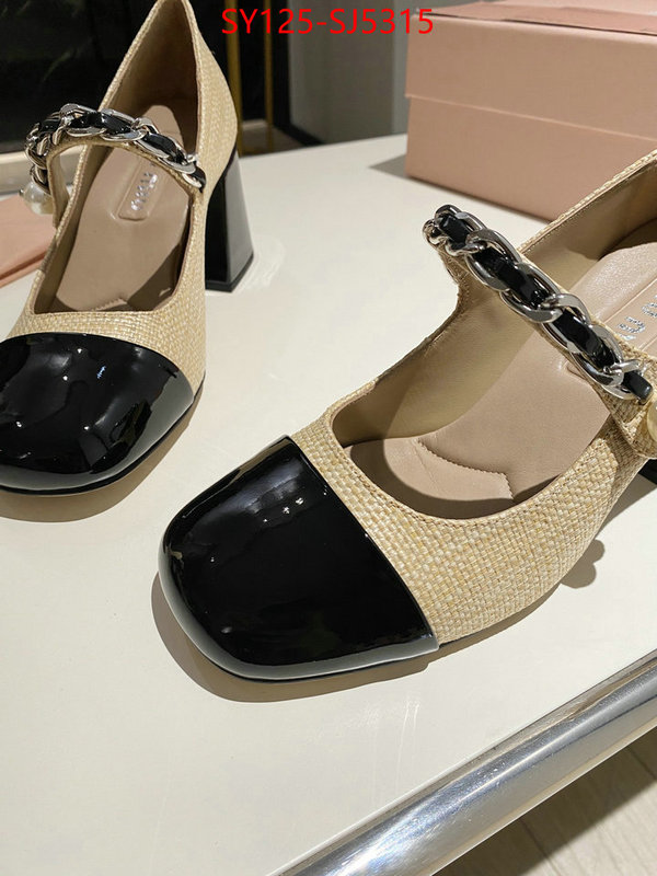 Women Shoes-Miu Miu luxury fake ID: SJ5315 $: 125USD