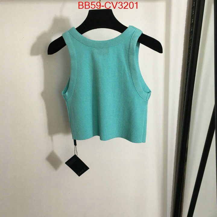 Clothing-Prada shop cheap high quality 1:1 replica ID: CV3201 $: 59USD
