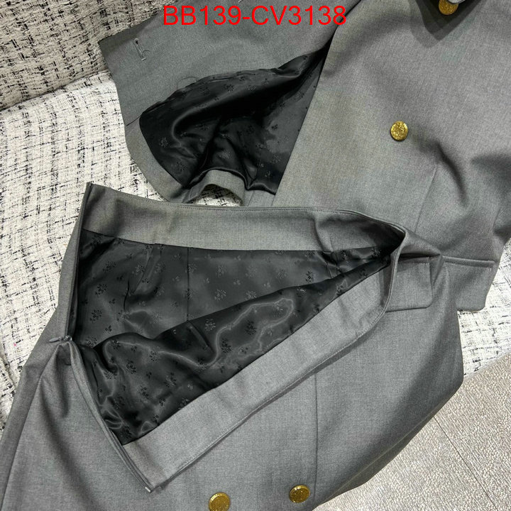 Clothing-Gucci designer high replica ID: CV3138 $: 139USD