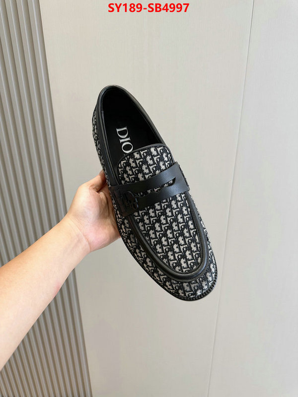 Men shoes-Dior luxury cheap replica ID: SB4997 $: 189USD