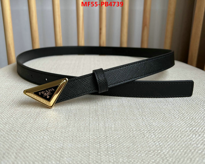 Belts-Prada 1:1 replica ID: PB4739 $: 55USD