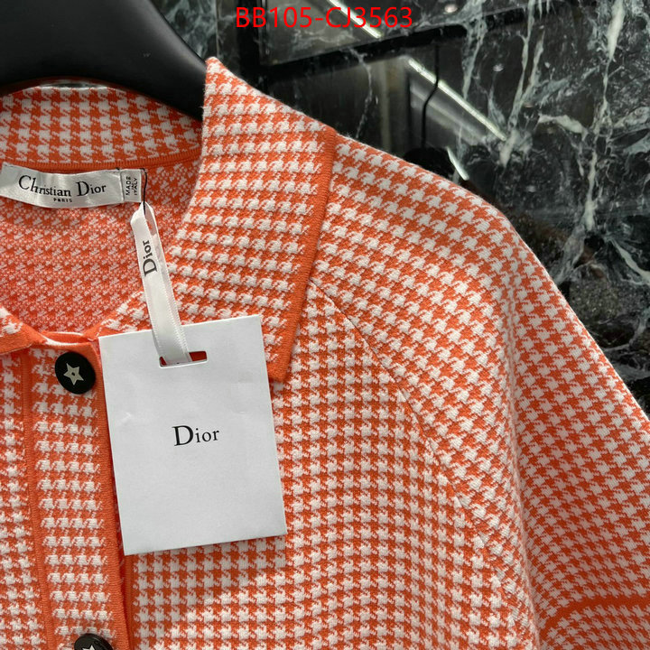 Clothing-Dior replicas buy special ID: CJ3563 $: 105USD