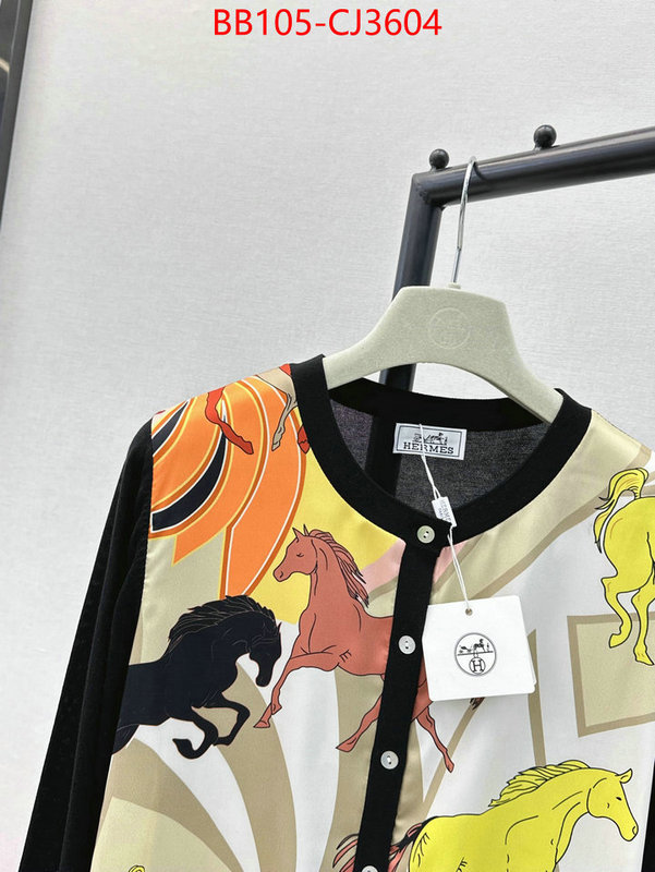 Clothing-Hermes replica 2024 perfect luxury ID: CJ3604 $: 105USD