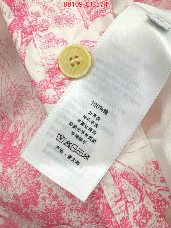 Clothing-Dior top fake designer ID: CJ3574 $: 109USD